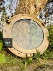 Working Porthole Brass Golden Finish Window Ship Porthol 17  Round Wall Glass