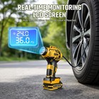 Cordless Tire Inflator Air Compressor Portable Car Inflator Pump For 20v Battery