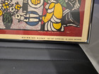 Sadao Watanabe Bible Prints  the Last Supper  Woodblock Print Framed Signed 1985