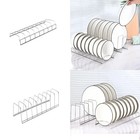 Stainless Steel Dish Drying Rack Plate Bowl Drainer Holder Kitchen Storage Stand