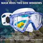 Diving Mask Anti-fog Swimming Snorkel Mask Suitable For Adults Scuba Dive Swim S