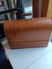 Singer Vintage Bent Wood Wooden Sewing Machine Carrying Case