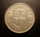 1987 Mauritius One Rupee Coin