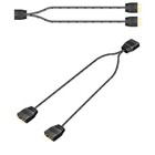 5v 3pin Fan Argb Hub Splitter Power Cable For Mainboard Extension Two four Argb