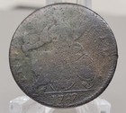 1787 Connecticut Mailed Bust Left Colonial Us Copper Coin Vg