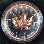 Reverse Proof Silver 2025 Canada 1 Oz Ultra High Relief  20 Maple Leaf