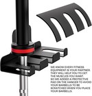 Barbell Wall Holder single Barbell Wall Mount Hanger garage Gym Bar Wall Rack ve