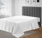 Luxury King Size Flat Sheet -100 Percent Egyptian Cotton  Beutifull White