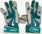 Robinson Cano Signed Teal   Gray Nike Mvp Elite Pro Game Used Batting Gloves
