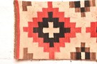 Antique Navajo Rug Native American Indian Weaving 36x16 Textile Vtg Transitional