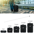 32  42  Large Expandable Wheeled Duffle Bag Foldable Rolling Travel Suitcase