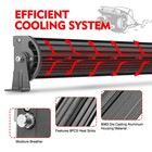 Quad Row 40  Led Work Light Bar Spot Flood Combo Offroad Truck Suv Atv 4wd 42 