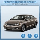 Rear Roof Spoiler Abs Fits For Honda Civic Sedan Rear Window Roof Top Spoiler