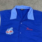 Vintage 2002 The Simpsons Homer Pin Pals Chainstitch Bowling Shirt Large  Rare