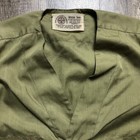 Vtg 60s Bsa Boy Scout Short Sleeve Uniform Shirt W  Sewn Patches No Collar Large