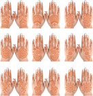 18 Sheets Henna Stencils Henna Tattoo Stencil Kit  Hand Henna Temporary Tattoo S