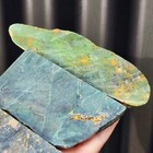 1kg Raw New Zealand Greenstone   Pounamu Carving Slices  r14b245 