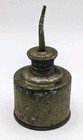 Small Vintage Antique Thumb Pump Metal Oil Can      3 Inch Tall