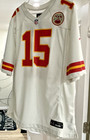 Patrick Mahomes  15 Kansas City Chiefs White Sewn Jersey Nike - Xlarge