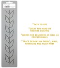 Quilting Stencil Simple Leaf Border Patterns Plastic Hand Quilt 1 5  Template