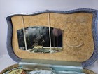 Vintage Early 1900 s Floral Gold Tone Vanity Dresser Travel Set In Original Box