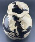 Signed Joel Cherrico Hand Thrown Pottery Vase Minnesota Usa Flower Bud