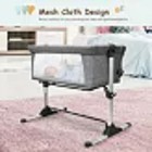 Boys Travel Portable Bed Side Sleeper Bassinet Crib With Carrying Bag
