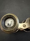 Chevalier Paris Antique Opera Glasses Binoculars Brass Leather Pre1930 3 5x4 5    
