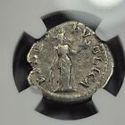 Hadrian Ar Denarius 117-138 Ad Ngc F Certified Ancient Rome Silver  h885