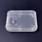 10pcs Micro Sd Tf Sdhc Memory Card Case Clear Holder Storage Box Plastic  Acc
