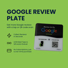 Google Review Plate     Glossy Finish   Nfc   Qr   Table Display