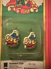 Vintage Smurfs Hair Clips Barrettes Plastic 2 Pack Unused
