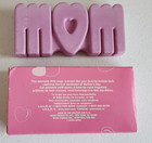 New Open Box Vintage 2004 Avon  mom  Shaped Soft Pink Bubble Bath Soap Bar 
