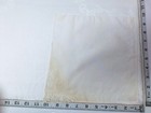 Great Vintage French Loomed Lace Embroidered Corner Ivory Hankie Free Ship