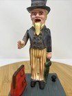 Vintage Rare 70s 80s  Uncle Sam Painted  Bank