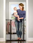 Baby Safety Gate Extra Tall Walk Thru Pet Dog Cat Fence Forr Hallway Doorway Us
