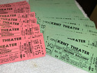Guy Lombardo  110 Original 1969 Unused Tickets Krnt Theater Will Call Envelope