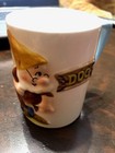 Vintage 1960s Walt Disney Productions Doc Snow White   The 7 Dwarfs Ceramic Mug 