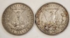 Lot Of  2  1904-p Morgan Silver Dollars  1 In Au bu Condition