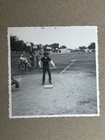 Vintage Photo Group Boys Playing Baseball Bicycle Field White Sox 1961