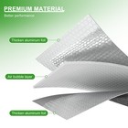 Aghitg Window Insulation Reflective Roll 16x10ft Summer Heat Blocker Garage Rv