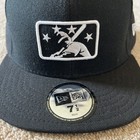 Minor League Baseball Milb New Era Black Logo Hat New Size 7 1 2