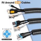 60 Ft Wire Loom 3 4 Inch  Split Wire Loom Tubing Wire 3 4  X 60ft-black