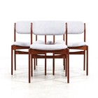 Erik Buch Mid Century Danish Teak Dining Chairs - Set Of 4