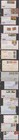 Honduras 1948-77 Attractive Group Of 18 Air Covers To Guatemala  Costa Rica  Vf