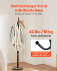 Hall Tree Coat Rack With Heavy Marble Base 6 Hook Entryway Clothes Organizer