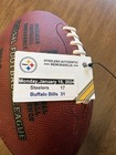 Pittsburgh Steelers Game Used Football Gameball 2023 Playoffs Buffalo Bills Worn