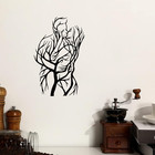 Vintage Tree Of Love Abstract Couple Sculpture Metal Wall Art