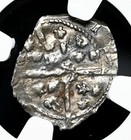 Ireland  Edward Iv  1471-1483  Silver Penny  Burns S-3  Ngc Au55  Top Pop