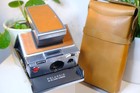  near Mint  Polaroid Sx-70 Land Camera Alpha 1 W Leather Case